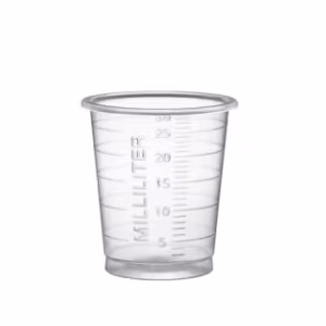 Medicinbæger med graduering, 30 ml